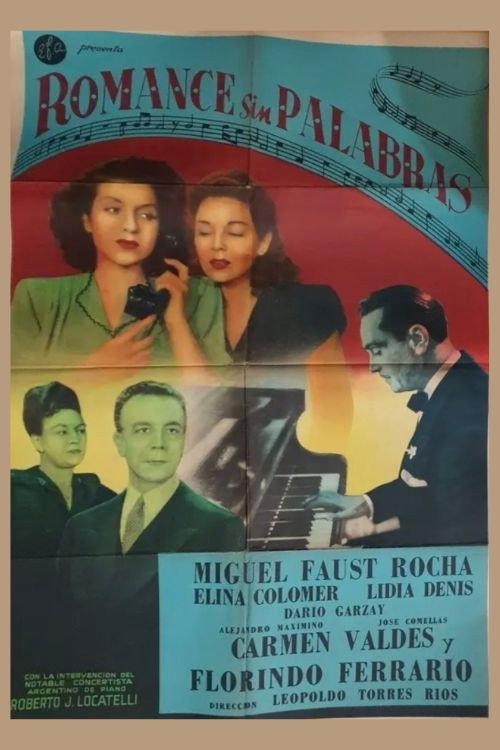 Romance sin palabras — постер