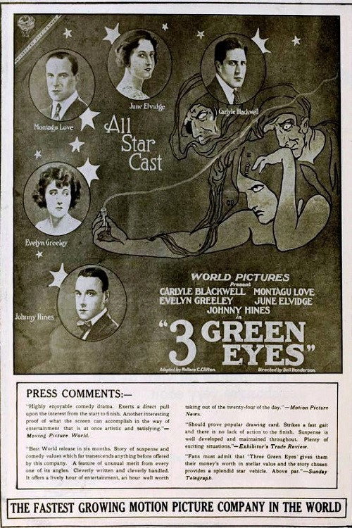 Three Green Eyes — постер