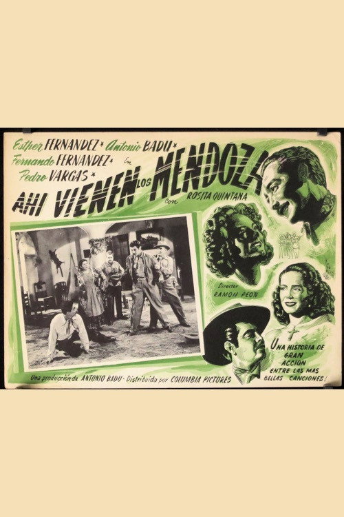 Ahí vienen los Mendoza — постер
