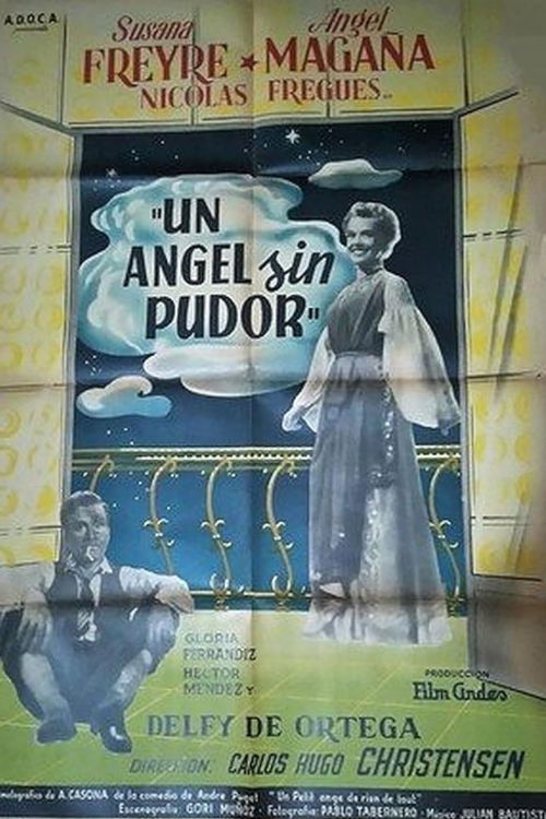 Un ángel sin pudor — постер