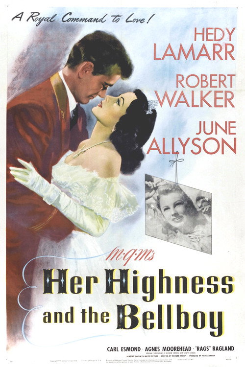 Her Highness and the Bellboy — постер