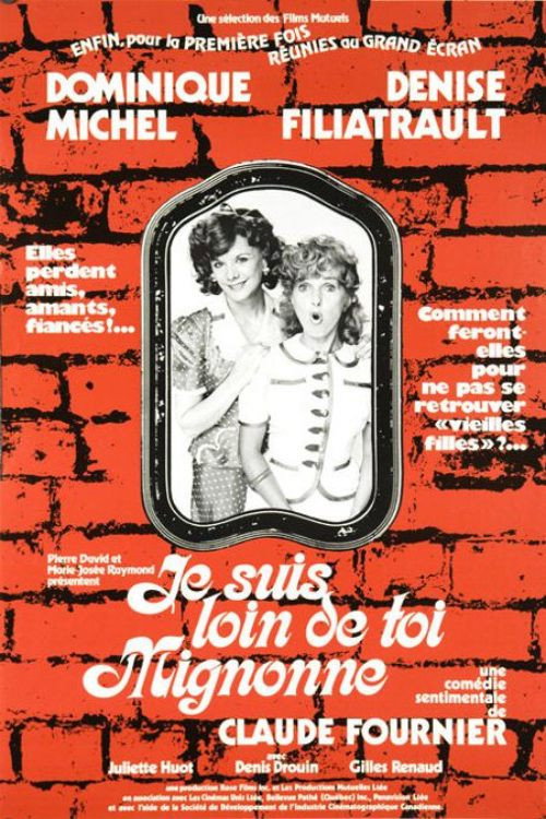 Je suis loin de toi mignonne — постер