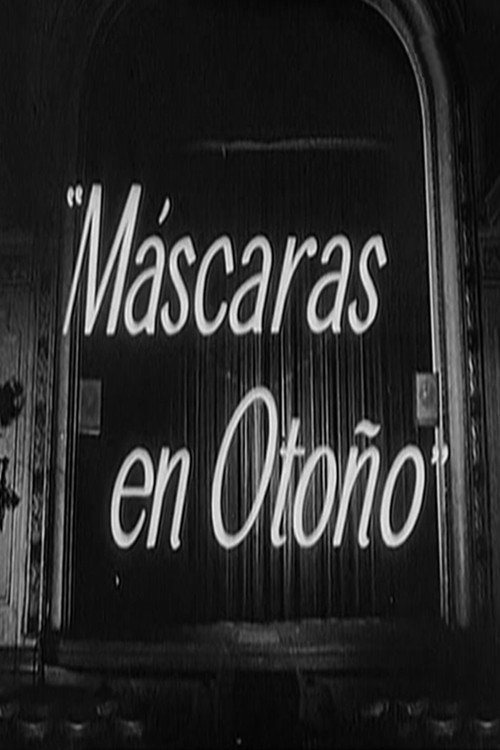 Máscaras en otoño — постер
