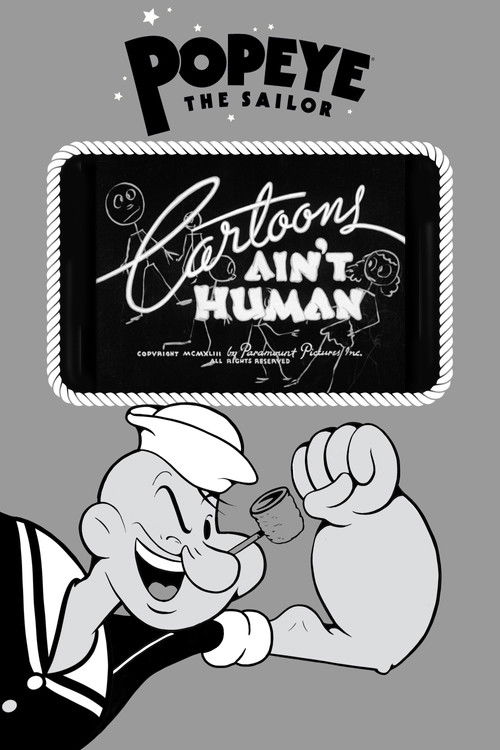 Cartoons Ain't Human — постер