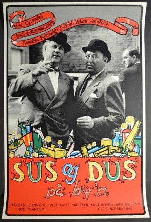 Sus og dus på by'n — постер