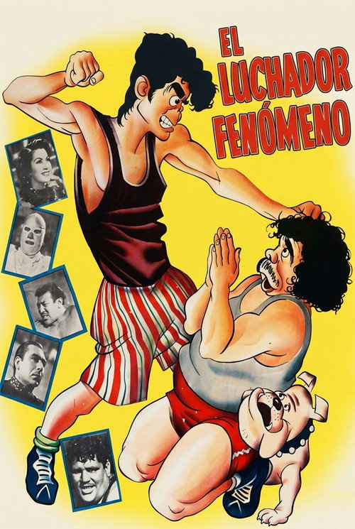 El luchador fenómeno — постер