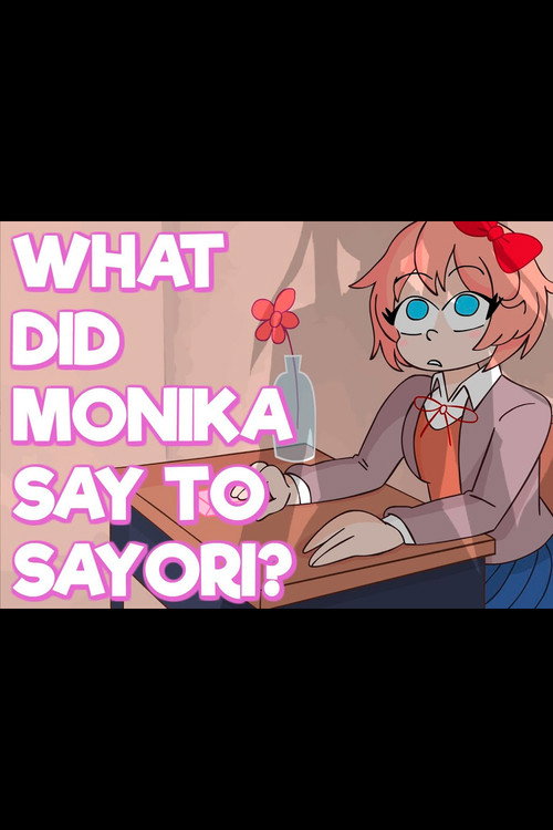 WHAT DID MONIKA SAY TO SAYORI? (Doki Doki Literature Club Plus Animation) — постер