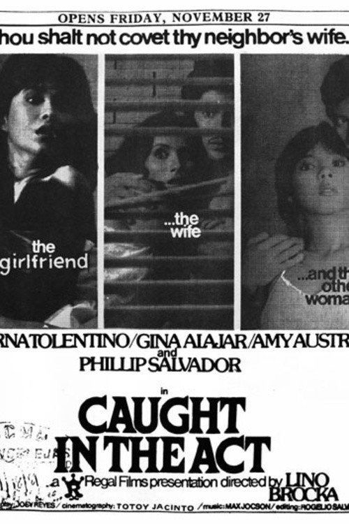 Caught in the Act — постер