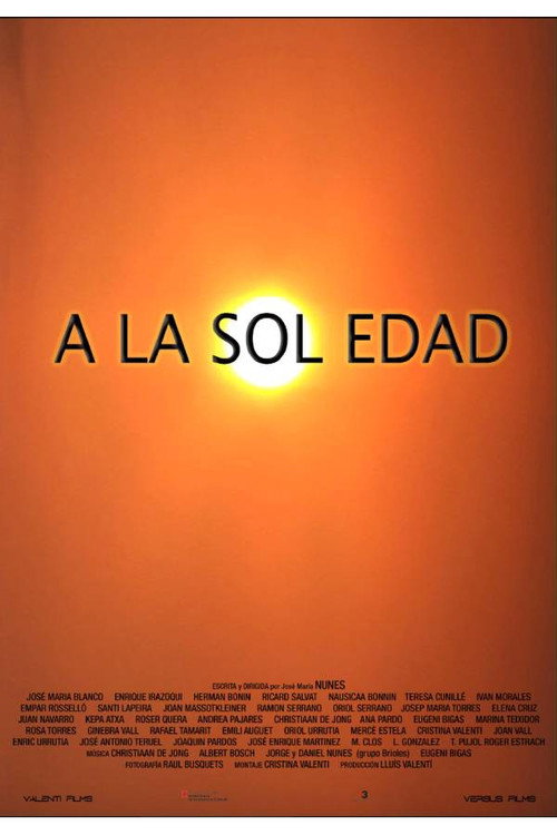 A la soledat — постер
