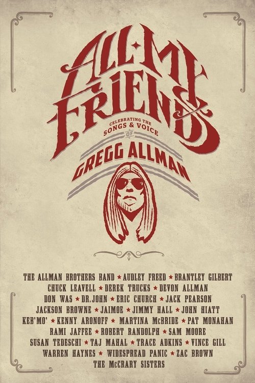 All My Friends - Celebrating the Songs & Voice of Gregg Allman — постер