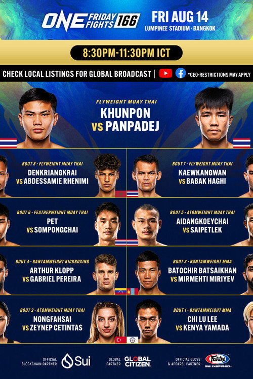 ONE Friday Fights 166: Khunpon vs. Panpadej — постер
