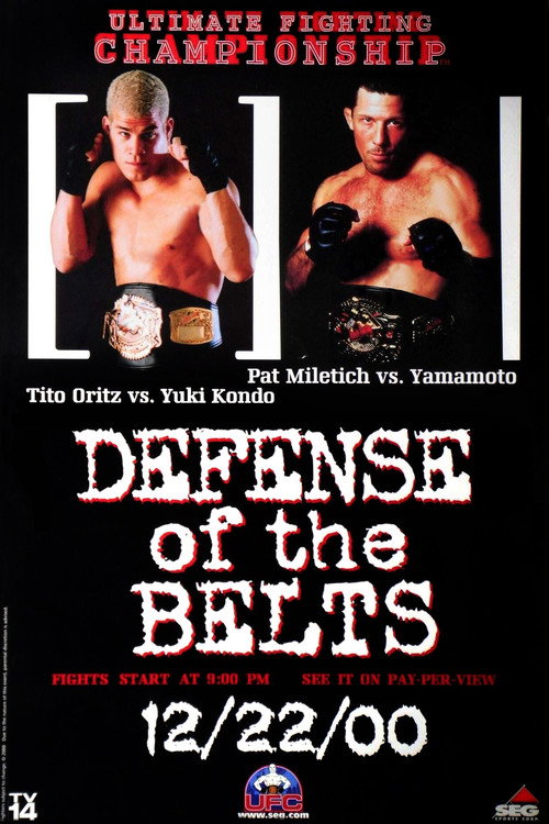 UFC 29: Defense of the Belts — постер
