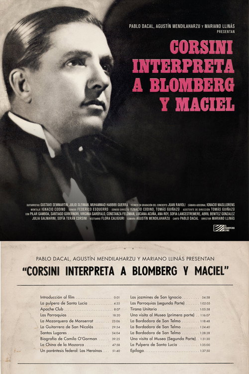 Corsini interpreta a Blomberg y Maciel — постер