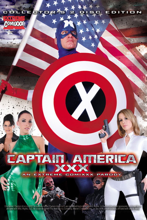 Captain America XXX: An Extreme Comixxx Parody — постер