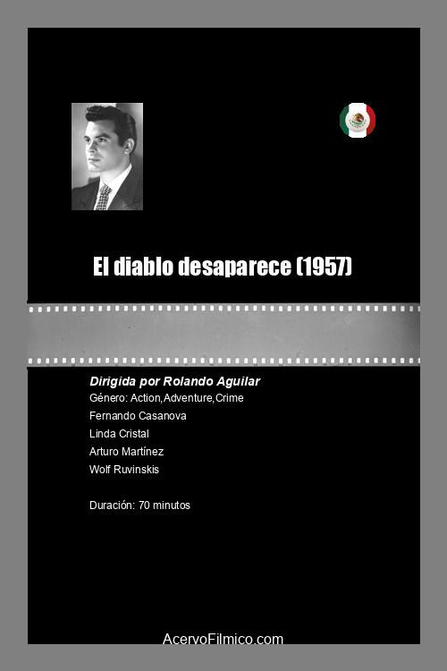 El diablo desaparece — постер