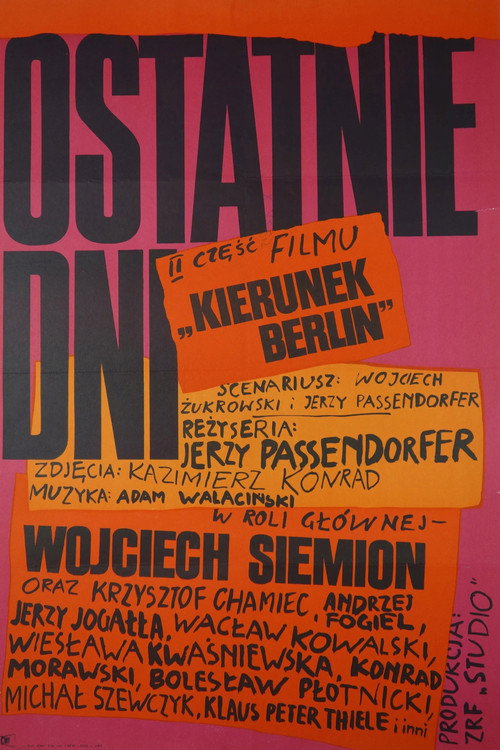 Ostatnie dni — постер