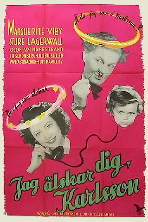 Jag älskar dig, Karlsson! — постер