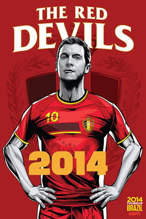 WK 2014: De ontbolstering van een gouden generatie bij de Rode Duivels — постер