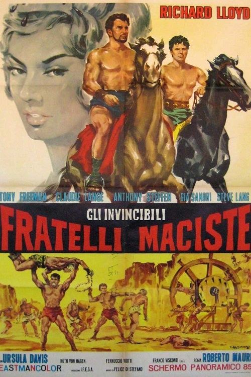 Gli invincibili fratelli Maciste — постер
