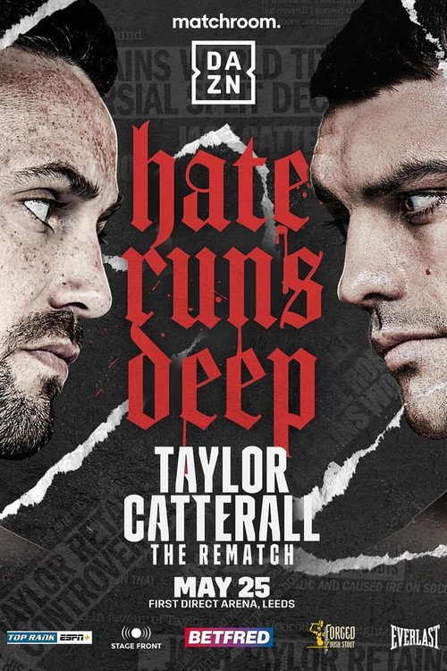 Josh Taylor vs. Jack Catterall II — постер