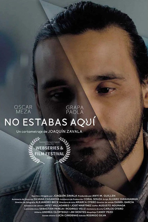 No estabas aquí — постер