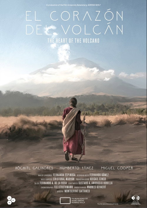 El corazón del volcán — постер
