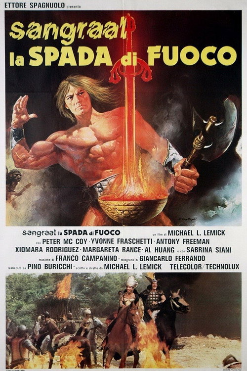 Sangraal, la spada di fuoco — постер