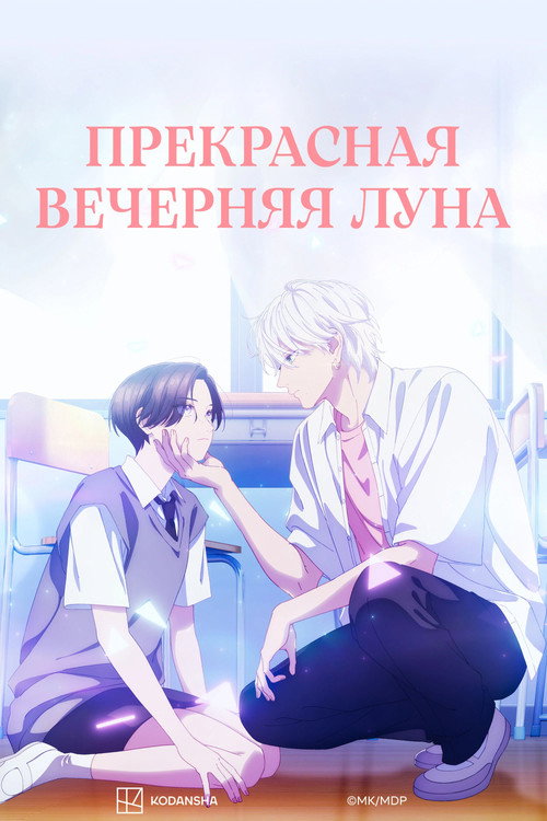 Прекрасная вечерняя луна — постер