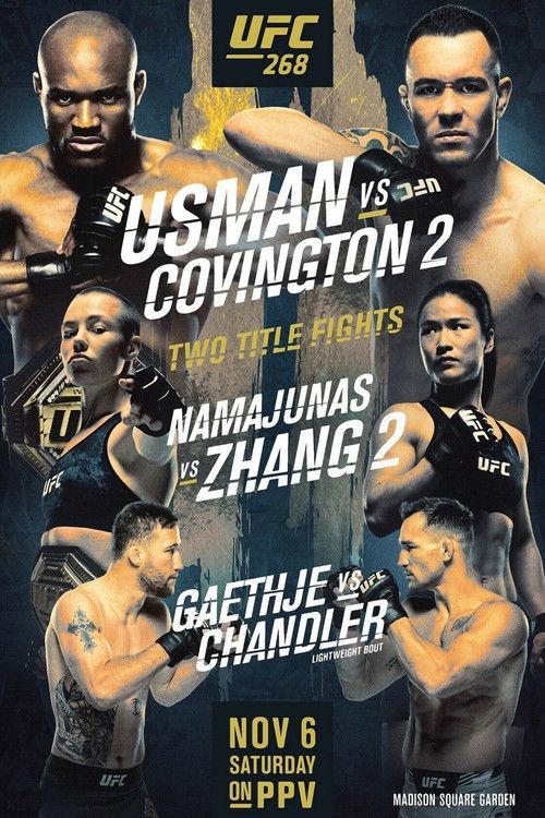 UFC 268: Usman vs. Covington 2 — постер