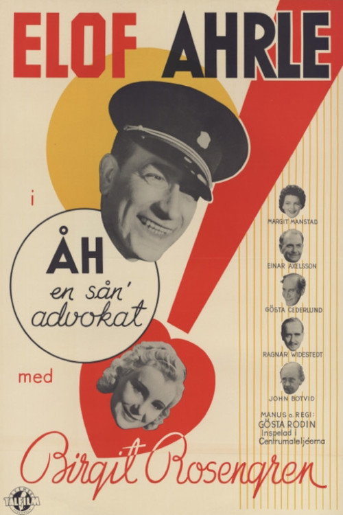 Åh, en sån' advokat — постер