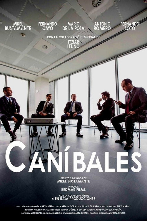 Caníbales — постер