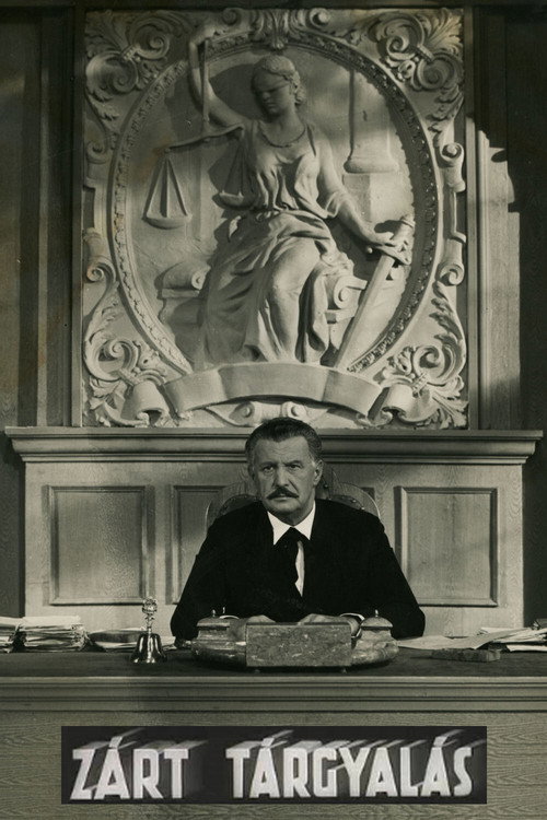 Zárt tárgyalás — постер