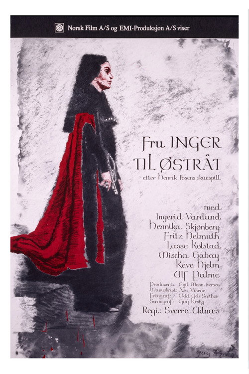 Fru Inger til Østråt — постер