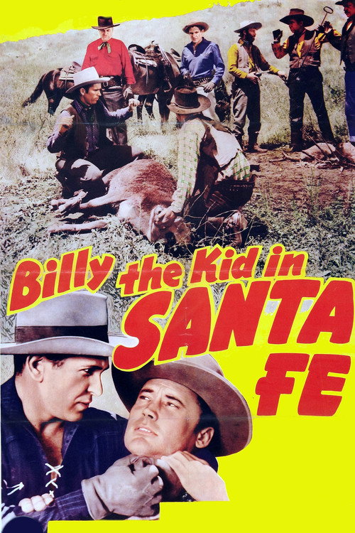 Billy the Kid in Santa Fe — постер