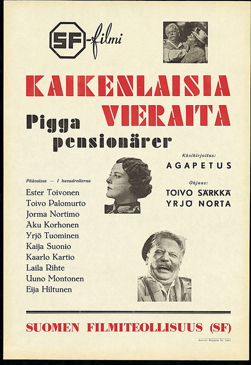 Kaikenlaisia vieraita — постер