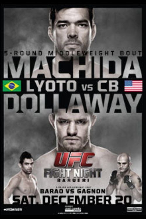 UFC Fight Night 58: Machida vs. Dollaway — постер