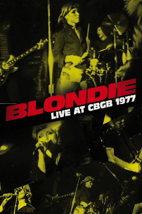 Blondie: Live at CBGB 1977 — постер
