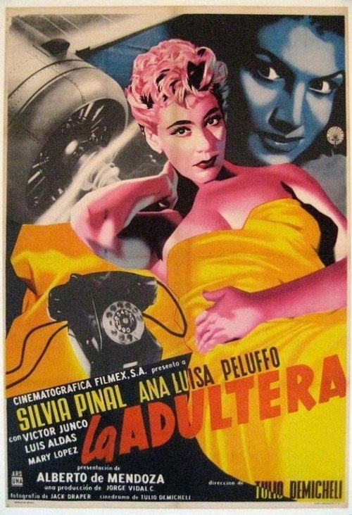 La adúltera — постер