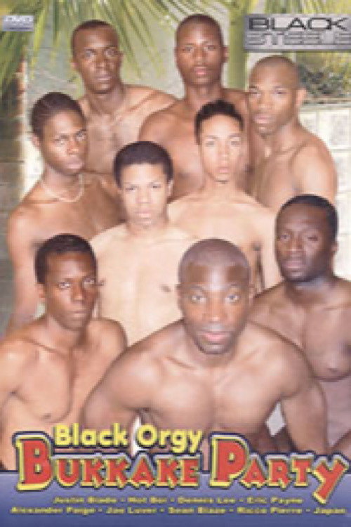 Black Orgy Bukkake Party — постер