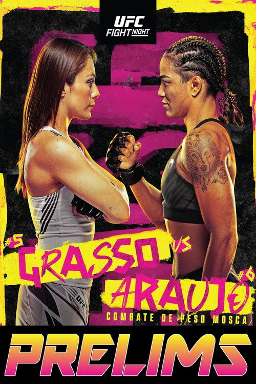 UFC Fight Night 212: Grasso vs. Araújo — постер