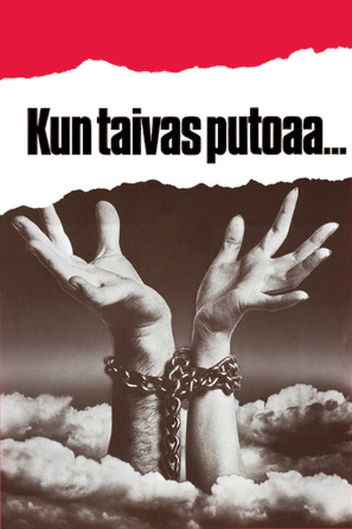 Kun taivas putoaa… — постер