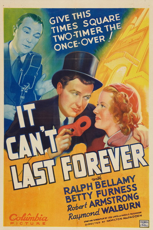 It Can't Last Forever — постер