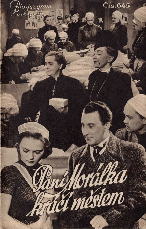 Paní Morálka kráčí městem — постер