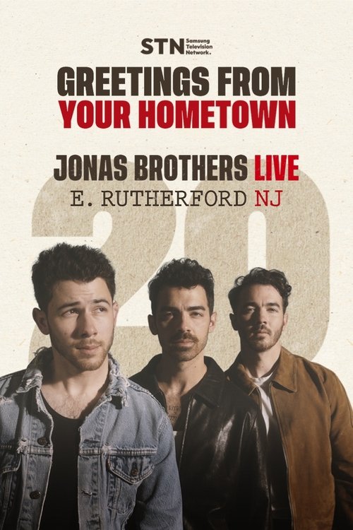 JONAS20 Greetings from Your Hometown - East Rutherford, NJ — постер