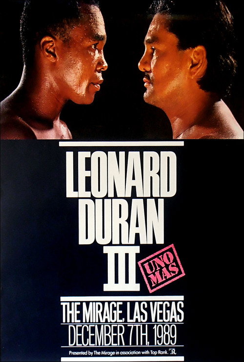 Roberto Duran vs. Sugar Ray Leonard III — постер