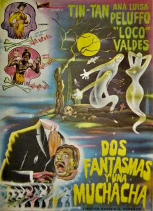 Dos fantasmas y una muchacha — постер