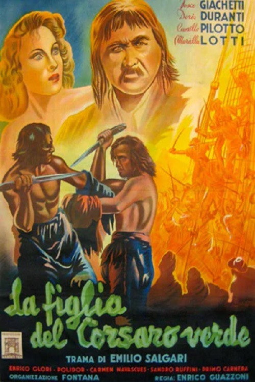 La figlia del corsaro verde — постер