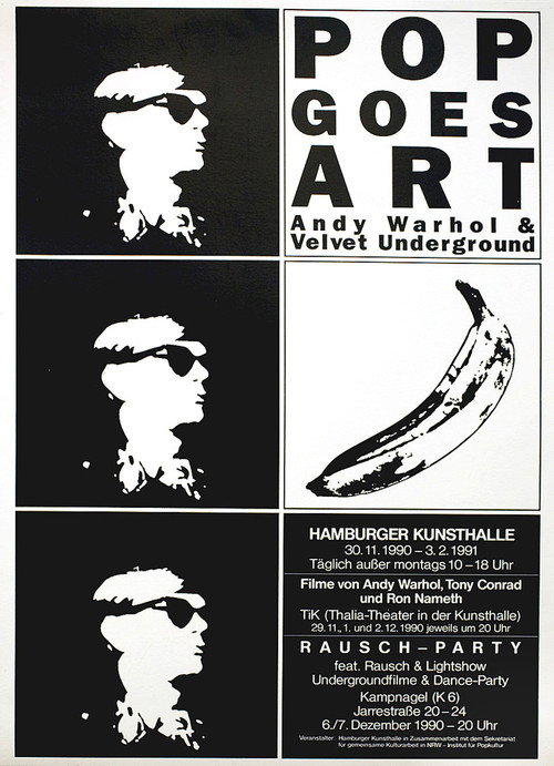 Andy Warhol + Roy Lichtenstein — постер