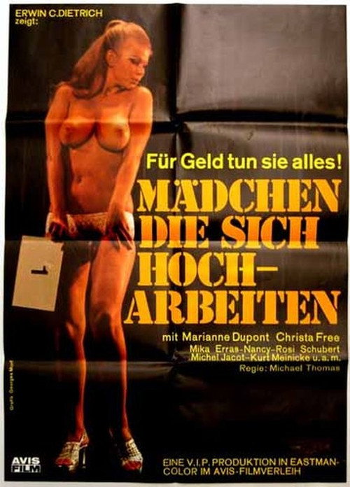 Mädchen, die sich hocharbeiten — постер