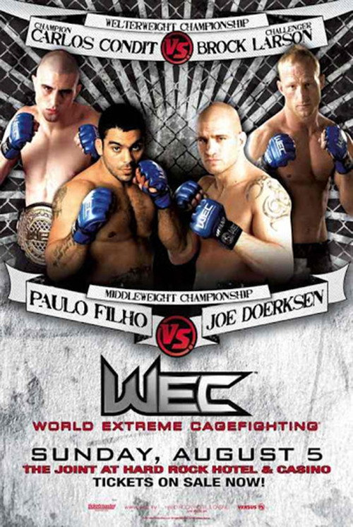 WEC 29: Condit vs. Larson — постер